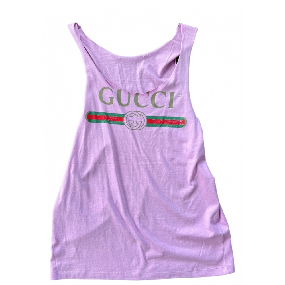 NWOT authentic Gucci Oversized Logo Tank XS